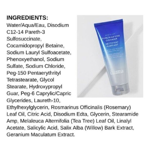 Dr. Brandt Skincare Pores No More Pore Purifying Cleanser Full size 3.5 fl oz - Picture 5 of 9